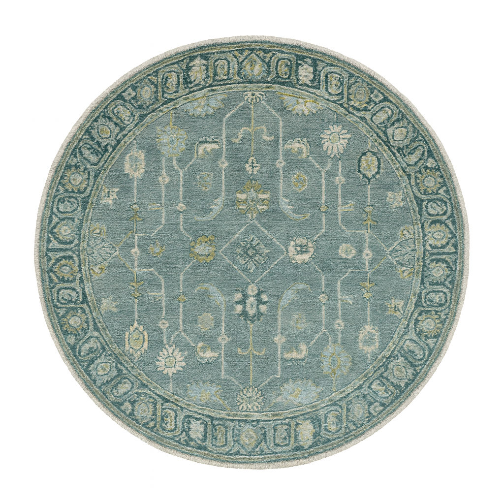 VELANORA - Hand Knotted Oushak Carpet